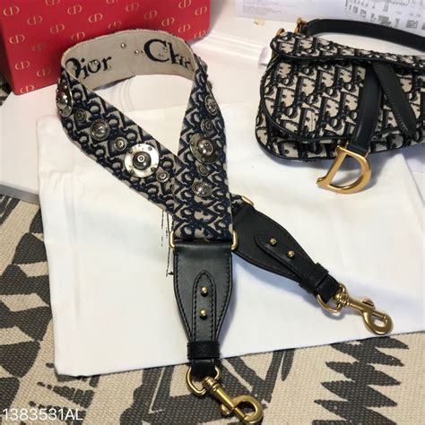 dior saddle bag with thick strap